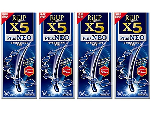 【第1類医薬品】リアップX5プラスネオ(通販パッケージ) 60mL×4