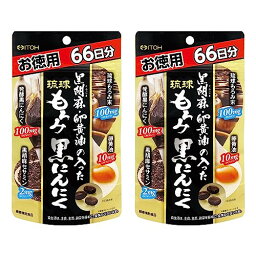 井藤漢方製薬 黒胡麻・卵黄油の入った 琉球もろみ 黒にんにく 徳用約66日分 198粒 琉球もろみ末 卵黄油 発酵黒にんにく 黒胡麻セサミン 健