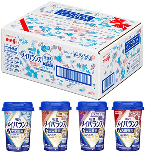 メイバランス ミニカップ ギフトBOX 発酵乳仕込み125ml×12本 明治