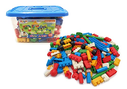 ポリエム PolyM ボリュームセット 200ピース 青 760114