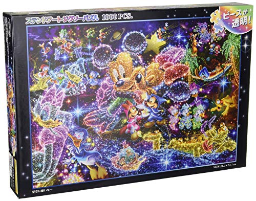 楽天市場】1000ピース ジグソーパズル ステンドアート ディズニー 星空
