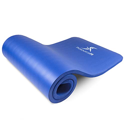 ProsourceFit 1 in Extra Thick Yoga Pilates Exercise Mat Padded Workout M