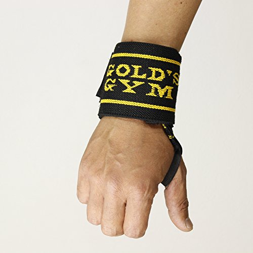 ゴールドジム(GOLD`S GYM) ループ付き リストラップ G3511 【初心者~プロ対応】 手...