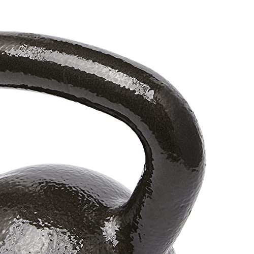 Amazonベーシック ケトルベル 20.4kg キャストアイアン製 ブラック