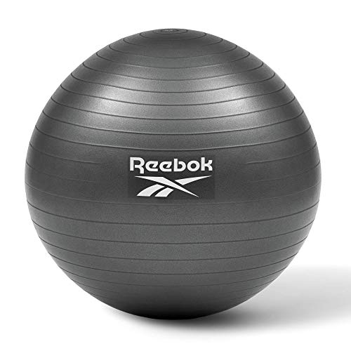 リーボック(Reebok) バランスボール 75mm ブラック ジムボール 体幹トレーニング エクササイズ 1