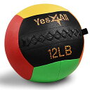 イエスフォーオール(Yes4All) メディシンボール ウォールボール 原色カラー 直径35cm 5.4kg 【日本正規品】 PFB5(4)