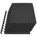 ・Black - 1 inch - 24 Sq Ft - 6 Tiles 1 Thick 24 Square Feet ps-2294-hdpm-black・・Color:Black - 1 inch - 24 Sq Ft - 6 Tiles・製品型番:ps-2294-hdpm-black・素材:フォーム・色:Black - 1 inch - 24 Sq Ft - 6 Tiles・サイズ:1 Thick 24 Square Feetプロソースフィット(ProsourceFit) 2.5cm厚のエクササイズマットで、すぐにワークアウトエリアを作ることができる。 6枚の極厚タイルは、ジム機器から木材、コンクリート、カーペットなどの床面を保護する。 テクスチャー加工された表面は、滑りにくいトラクションを備えたソフトな感触で、メンテナンスしやすく、耐久性に優れている。 インターロッキングピースは2.2平方メートルをカバーし、12個のサイドパーツが付いているので、端もすっきりさせることができる。 衝撃を吸収し、適度なクッション性があるので、騒音を和らげることもできる。 Evaフォームはフタル酸エステル類不使用。 フィットネススタジオ、ホームジム、子どもの遊び場に適している。