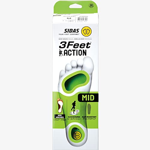 【SIDAS】シダス 3feet アクション MID JP XXL(30.0cm-31.0cm) 314060206 インソール 中敷き グリッ