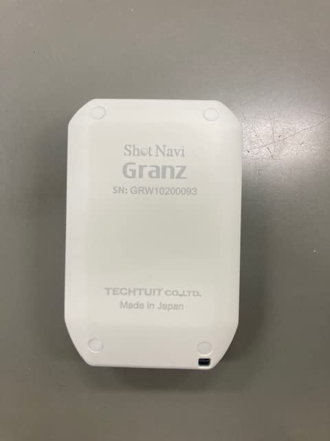 Shot Navi(ショットナビ) Granz WH ゴルフGPS タッチパネル どでか文字 超軽量54g ...