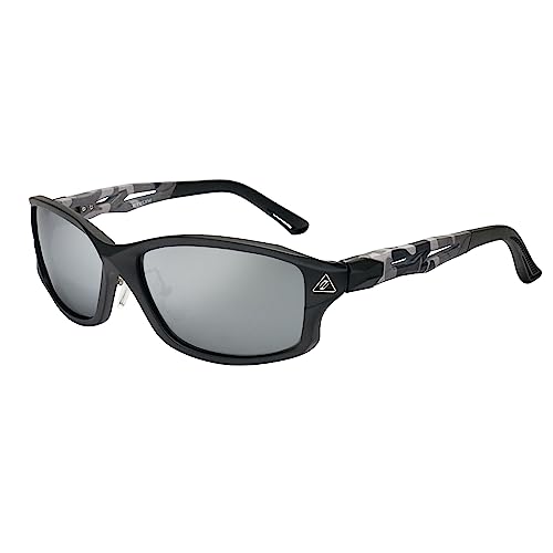 Zeque(ゼクー) 偏光サングラス STELTH(ステルス) F-1938 モノクロームカモ TRUEVIEW FOCUS/ SILVER M