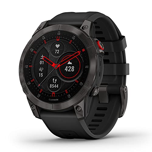 GARMIN(ガーミン) epix Sapphire Carbon Gray DLC Ti/Black AMOLEDディスプレイ搭載 マルチスポ