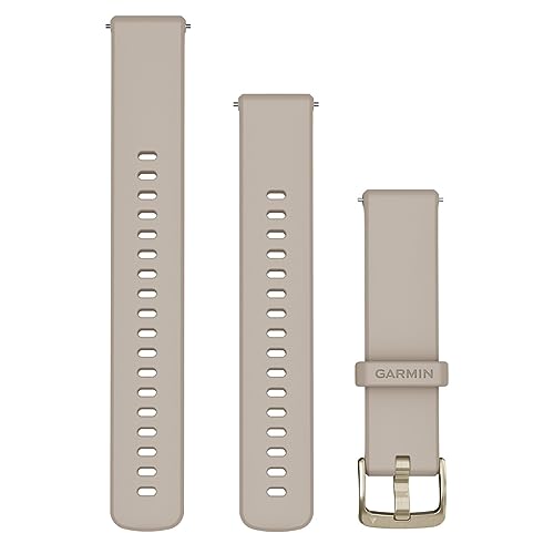 GARMIN(ガーミン) Quick Release バンド 18mm French Gray Silicone/Cream Gold 【日本正