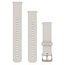 GARMIN(ガーミン) Quick Release バンド 18mm Ivory Silicone/Cream Gold 【日本正規品】