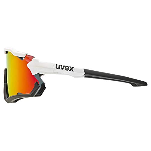 uvex(ウベックス) スポーツサングラス UV400 くもり止め ミラーレンズ 自転車/アウトドア sportstyle 228 ホワイト/ブ 3