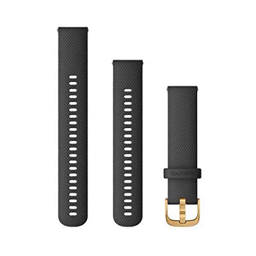 GARMIN Quick Release バンド 20mm Black Silicone/Gold 010-12932-17【GARMIN純正品 GARMIN Quick Release バンド 20mm Black Silicone/Gold 010-12932-17【GARMIN純正品