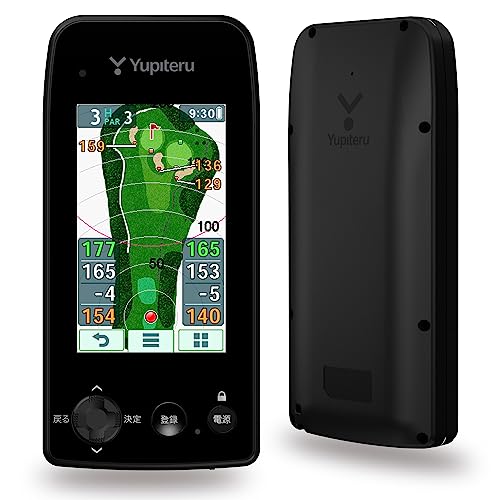 単体・YGN7100 FF YGN7100・NEW スマートフォン向けゴルフゲームアプリ【ユピゴル】対応。過去10ラウンド分の過去ログ(地点登録情報)を表示可能。過去プレー軌跡と比べながらラウンドする事が可能 地点登録が必要です・国内ゴルフ場99％以上のコースデータを収録。9ホール以上250ヤード以上のホールがあるショートコースデータも収録。更にハワイ、タイ、グアム、サンパンの海外ゴルフ場コースデータも収録。コースデータ無料更新・最小9.5時間、最大31時間使用可能 大容量バッテリー搭載。2ラウンドや充電を忘れた際もストレスなくご使用頂けます・【主な表示機能】コースレイアウト・飛距離表示・3点/2点間距離表示(タッチした区間の距離表示)・高低差距離・OBライン・ハザード、ハザード距離・グリーン、グリーン距離(手前エッジ・中央までの高低差・中央・奥エッジ)・同心円(現在地からの距離)・【主な機能・仕様】自動ゴルフ場検索・自動ホール移動・でか字表示・みちびきL1S、ガリレオ対応・照度センサー搭載・スコアカード入力(4人分)・ピンポジション登録・防水機能(IPX7準拠YGN7100 最小9.5時間 最大31時間稼働 大容量バッテリー グローブをした片手操作も可能。適度なサイズ感と使いやすさ。3.2インチ液晶 照度センサー搭載 NEW スマートフォン向けゴルフゲームアプリ【ユピゴル】対応 NEW 過去10ラウンド分の過去ログ(地点登録情報)を表示可能。過去プレー軌跡と比べながらラウンドする事が可能 地点登録が必要です 国内ゴルフ場99%以上のコースデータを収録。9ホール以上250ヤード以上のホールがあるショートコースデータも収録 更にハワイ、タイ、グアム、サンパンの海外ゴルフ場コースデータも収録 コースデータ無料更新 【主な表示機能】 コースレイアウト・飛距離表示・3点/2点間距離表示(タッチした区間の距離表示)・高低差距離・OBライン ・ハザード、ハザード距離・グリーン、グリーン距離(手前エッジ・中央までの高低差・中央・奥エッジ)・同心円(現在地からの距離) 高低差、OBラインなどはデータ収録しているコースのみ表示します 【主な機能・仕様】 自動ゴルフ場検索・自動ホール移動・でか字表示・みちびきL1S、ガリレオ対応・照度センサー搭載 ・スコアカード入力(4人分)・ピンポジション登録・防水機能(IPX7準拠)・PCスコア管理ソフト【スコプラ】対応・動作温度範囲-10°C~60°C・日本製・1年 ?機能・仕様 外形寸法:61(幅)×129(高さ)×17(奥行)mm(突起部除く) 本体重量:約150g(内蔵電池含む) 測位衛星システム:みちびき(L1C/A、L1S)、GPS、ガリレオ 表示部:3.2インチTFTカラー液晶(VGA)/静電式マルチタッチディスプレイ 防水の種類:IPX7準拠 使用可能時間:最大31時間(輝度を「暗い(1)」、省電力移行時間を「20秒」に設定時) 充電時間:約6時間 GPS受信方式:22チャンネル/パラレル受信方式 GPS受信周波数:1.6GHz帯 電源:3.6Vリチウムイオン2次電池(2400mAh) 動作温度範囲:-10~ + 60℃ その他:LEDバックライト搭載 ?付属品 USB接続ケーブル(1) microSDカード(コースデータ収録)(1) 本機にあらかじめ装着されています ACアダプター(1) 取扱説明書・書