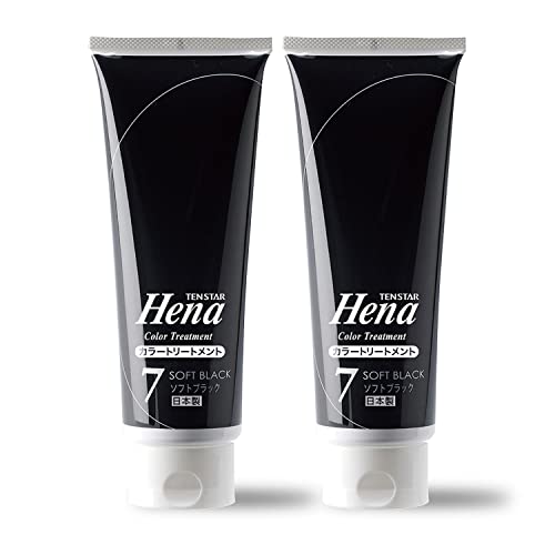 テンスター ヘナ カラートリートメント ソフトブラック 250mL×2 おまけ付き