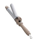 SALONIA サロニア | セラミックカールヘアアイロン 【ベージュ】 32mm 海外対応 プロ仕様 MAX210℃ SL-008BE(2)