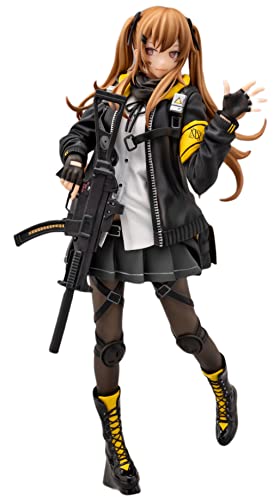 ・なし ・大人気ゲーム『ドールズフロントライン』より、『UMP9』が1/7スケールフィギュアで就任です。不敵な笑顔や特徴的な口元も可愛らしく再現。素材に合わせた服のシワ感もリアルに表現。シンボルのUMP9も精密に造形。・全高:約25cm・(C) SUNBORN Network Technology Co. Ltd. (C) SUNBORN Japan Co. Ltd.説明 UMP9ただいま就任みんなこれからは家族だ 大人気ゲーム『ドールズフロントライン』より、『UMP9』が1/7スケールフィギュアで就任です。メインビジュアルをモチーフに、躍動感あふれるポージングで立体化しました。特徴的でかわいらしい猫口の笑顔や、黒と黄色のコントラストがクールな衣装も緻密に表現しています。また、サイレンサーとホロサイトを装備した「UMP9」もクオリティ高く再現。404小隊のムードーメーカー、どんな時も笑顔のUMP9をぜひお手元でお楽しみください。原型担当:永野健民 (永野工房)。彩色担当:明智逸鶴 (大正堂)画像は塗装見本です。実際の商品とは異なる場合がございます。