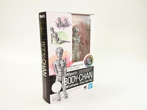 クロスワン　楽天市場店のBANDAI SPIRITS(バンダイ スピリッツ) S.H.フィギュアーツ ボディちゃん -ワイヤーフレーム- (Gray Color Ver｜アングル2
