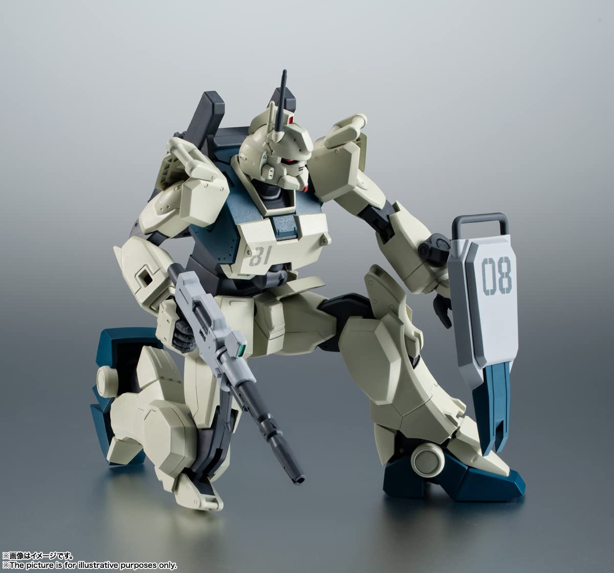 クロスワン　楽天市場店のBANDAI SPIRITS(バンダイ スピリッツ) ROBOT魂 機動戦士ガンダム 第08MS小隊 SIDE MS RX-79(G)Ez-8｜アングル3