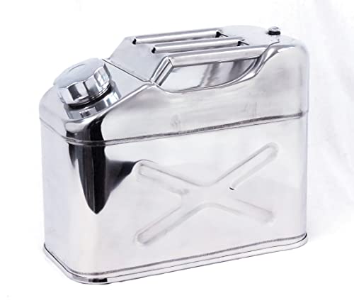 エマーソン(Emerson) 縦型ステンレスガソリン携行缶 10L 消防法適合品 UN 鋼板厚0.8mm トリプルハンド..