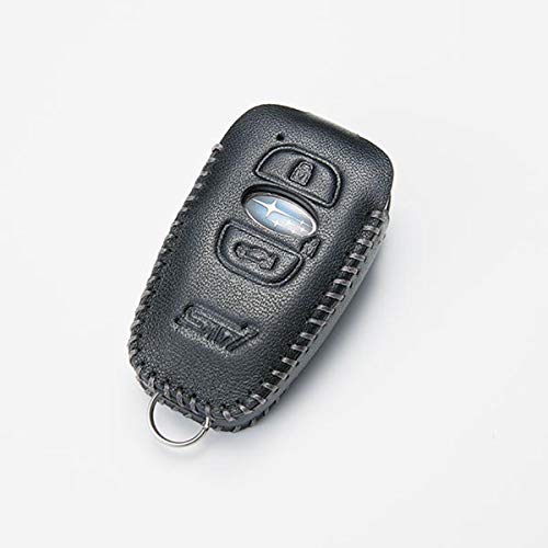 SUBARU【スバル純正】STI 【アクセスキーカバー(ラム革/黒)】品番：STSG20100130