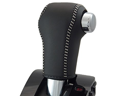 トリコローレEX N-BOX・N-BOX+・N-ONE・N-WGN 黒革×ムーンホワイトS 3H-26 DIYシフトノブ本革巻替キット 1BK3