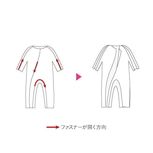 竹虎 ヒューマンケア ソフトケアねまき 3シーズン むらさき M 3