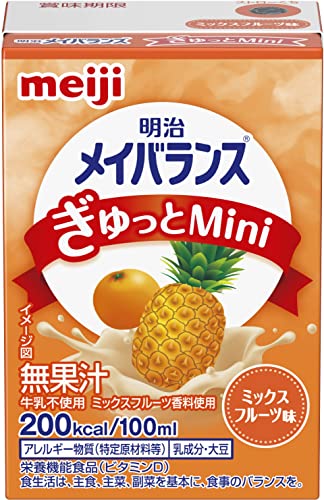 メイバランスぎゅっとミニ ミックスフルーツ味 100ml×24本 【ケース】 明治