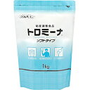 お茶や汁物などにとろみをつける食品です。キザミ食やミキサー食などにもご使用いただけます。片栗粉とは違い唾液による離水がなく、とろみの状態を保つことができます。・ベタつきが少なく、すっきりと飲みやすいとろみがつきますので、とろみ剤を初めてお召し上がりになる方もおいしくお召し上がりになれます。　ダマになりにくく作る人にもやさしいとろみ剤です。・無味無臭なので素材の味を損なわず、おいしくお召し上がりいただけます。アレルゲンを使用していません。・原材料：デキストリン（国内製造）、増粘多糖類・商品サイズ（幅×奥行×高さ）：370mm×120mm×260mm商品紹介 ・ダマなし、ソフトなトロミに。 ・サッと溶け、なめらかなベタつきのないトロミにできます。・使用上の注意 1.本製品を使用することで誤嚥を確実に防げるものではありません。 2.粉末のまま口に入れないでください。のどに詰まる恐れがあります。 3.食べる方の状態で適正なトロミの強さは異なります。 4.飲料の種類によってはトロミがつくまでに時間がかかることがあります。 11.高温多湿をさけて保管し、開封後はお早めにご使用ください。・原材料・成分 デキストリン（国内製造）増粘多糖類