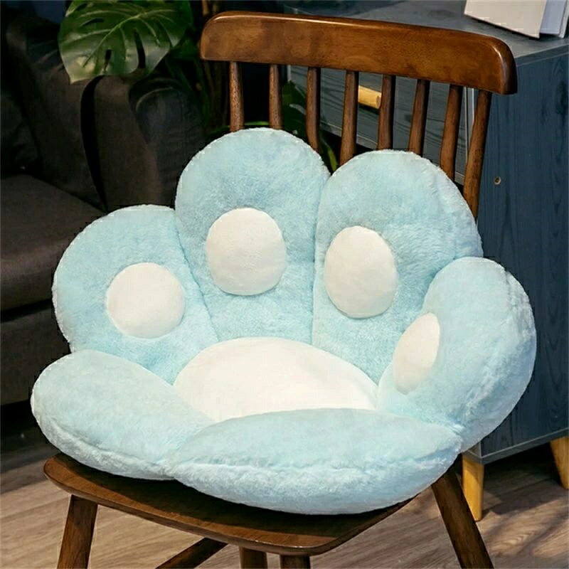 かわいい座布団 シートクッション 猫肉球ソファ シートクッション オフィスチェア クッション シート クッション 座り心地いい 低反発 可愛い 姿勢改善 痛み緩和 柔軟 快適 洗える 猫爪まくら 肉球マット 3Dクッション かわいいチェアパッド
