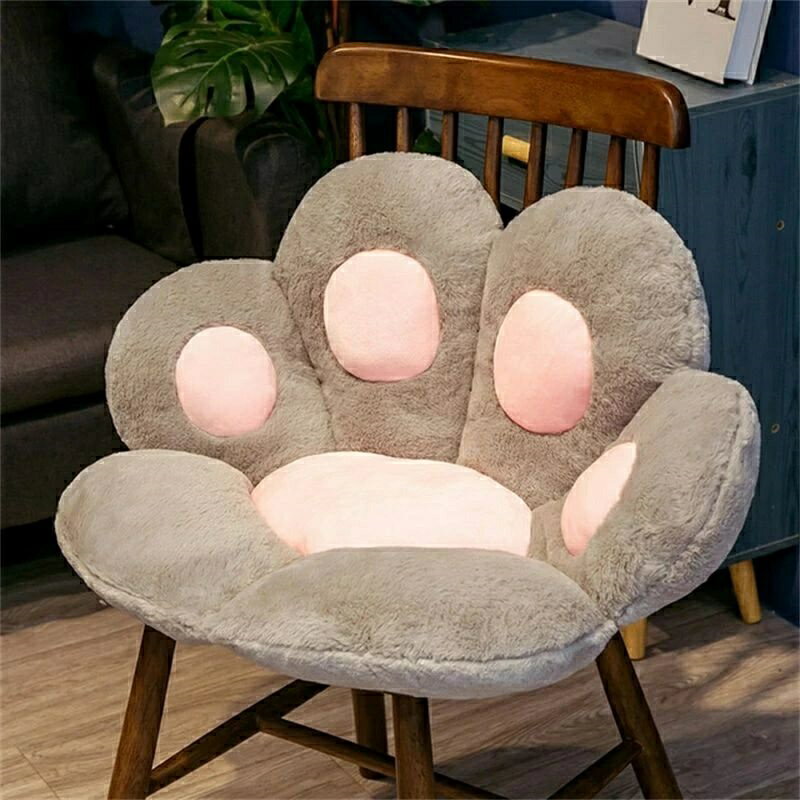 かわいい座布団 シートクッション 猫肉球ソファ シートクッション オフィスチェア クッション シート クッション 座り心地いい 低反発 可愛い 姿勢改善 痛み緩和 柔軟 快適 洗える 猫爪まくら 肉球マット 3Dクッション かわいいチェアパッド