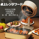 【レビュー特典 送料無料】卓上レンジフード ポータブル換気扇 交換用活性炭シート BBQ大活躍12個付き 卓上吸煙機 USB充電式 3000Ah大容量しゃぶしゃ...