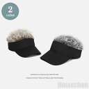 新生活 気楽 ヘアバイザー シルバーorブラウン ヘアー サンバイザー かつら ウィッグ メンズ ヘア バイザー 髪の毛 ゴルフ アウトドア フレアー ヘアーバ...