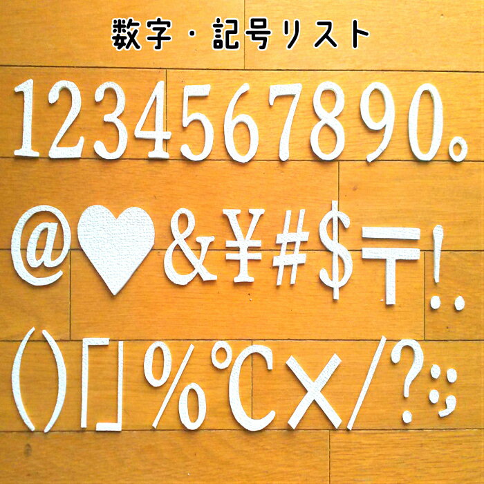 【繰り返し使えて魅了する壁の案内板】クロスフォント数字・記号壁紙オブジェ 壁紙仕様の文字オブジェ住宅案内板誕生日・記念日会社・飲食店・ホテル・などカラー16色対応インテリア