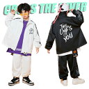 キッズダンス衣装 セットアップ 白 パンツ 黒 トップス 長袖 ジャケット コート 長ズボン ダンス衣装 ヒップホップ 男の子 女の子 ゆったり ロングパンツ 秋 冬 韓国 k-pop 子供 ガールズ キッズ ダンス 上下セット ジュニア HIPHOP 発表会 派手 練習着 K-POP かっこいい