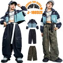 キッズ ダンス 衣装 セットアップ デニムパンツ パーカー 長袖 へそ出しトップス 迷彩柄 カーゴパンツ 運動風 ゆったり 男の子 女の子 韓国 k-pop ヒップホップ ジャズ チアダンス ガールズ 演出服 応援団 ステージ衣装 ダンスウエア 団体服 発表会 運動会 HIPHOP 110-180cm