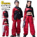 赤 黒 パンツ k-pop 衣装 キッズダンス衣装 へそ出し セットアップ 長袖 トップス シャツ パンツ ダンス ブラック レッド 韓国 ヒップホップ 男の子...