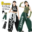スウェットパンツ 黒 緑 k-pop 衣装 キッズダンス衣装 セットアップ ヒップホップ キッズ へそ出し トップス キャミソール サルエルパンツ グリーン ブラック k-pop ダンス衣装 韓国 アイドル 衣装 原宿系 イベント HIPHOP 演出服 応援 発表会 ダンスウェア ステージ衣装