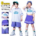 キッズ ダンス衣装 へそ出し トップス 女の子 紫スカート セットアップ 男の子 ハーフパンツ チアガール衣装 ヒップホップ チアダンス 韓国 k-pop衣装 ジャズダンス ガールズ チアリーダー キッズダンス衣装 子供 HIPHOP 応援団 イベント 発表会 演出服 大きめ 110-180cm