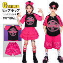 k-pop衣装 ローズ ハーフパンツ キッズダンス衣装 セットアップ 女の子 へそ出し トップス 半袖 スカート ショートパンツ 韓国 ダンス 衣装 ヒップホップ ジャズ チアダンス キッズダンス 演出服 団体服 HIPHOP 応援団 ダンス発表会 イベント 110 180cm