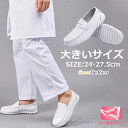 【300円クーポン】ドクターシューズ 介護シューズ メンズ ナースシューズ 白 医療関係 男女兼用 ナースシューズ 大きいサイズ 大きい 24-27.5cm 白...