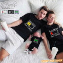 リンクコーデ 親子 セット ペアtシャツ 親子 ペアルック 電池 tシャツ 親子コーデ tシャツ パパ ママ 赤ちゃん ロンパース ベビー おそろい 兄弟 家族...