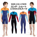 ウェットスーツ スプリング ジュニア キッズ 男の子 2.5mm フルスーツ ウェットスーツ 子供用 少年 防寒 ロングスリーブ ウェットスーツ キッズ 男の子...