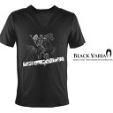 Tシャツ 死神 ナイトライダー 蛇 クロス 666 Vネック 半袖Tシャツ メンズ スリム 細身 mens ファッション おしゃれ (ブラック黒) zkh063
