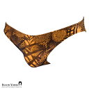 BLACK VARIA ブラックバリア blackvaria フルバック ビキニ ヤシの葉柄 ローライズ 下着 ビキニパンツ メンズ mens ファッション お...