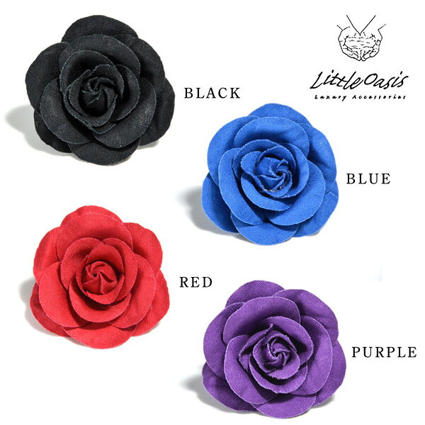 BLACK VARIA ブラックバリア blackvaria アクセサリー 薔薇 バラ 花 造花 ラペルピン ブートニエール メンズ mens ファッション おしゃれ (レッド赤) 1120208の商品画像 3