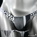 BLACK VARIA ブラックバリア blackvaria ハーフバック マイクロビキニ ヒョウ柄 ストライプ ローライズ メンズ 下着 パンツ mens フ...