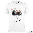 Tシャツ 卵 たまご ブタ egg クルーネック 丸首 半袖 メンズ スリム 細身 mens ファッション おしゃれ (ホワイト白) crztm009
